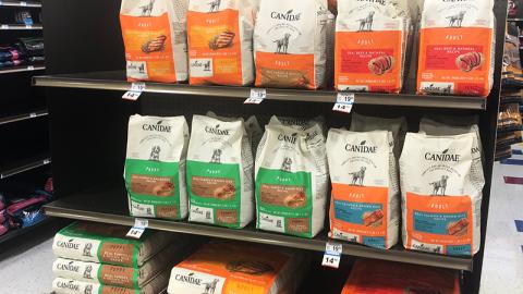 Petco Canidae 'Lifelong Health Starts with Science' Endcap