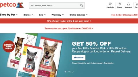 Petco Hill's Repeat Delivery Carousel Ad