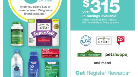Walgreens July 2020 Coupon Book Cover